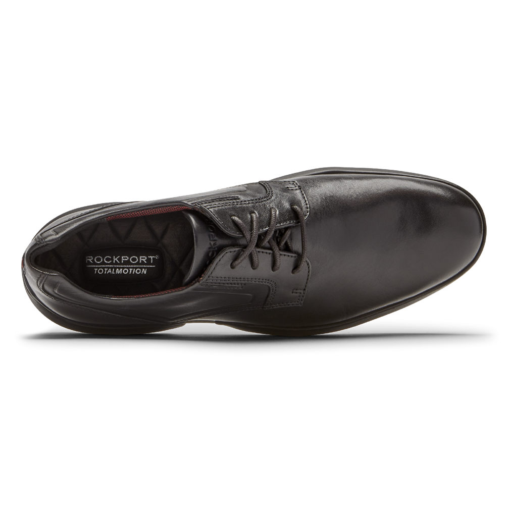 Rockport Oxfords For Mens Black - Total Motion Advance Plain Toe - RD1345709